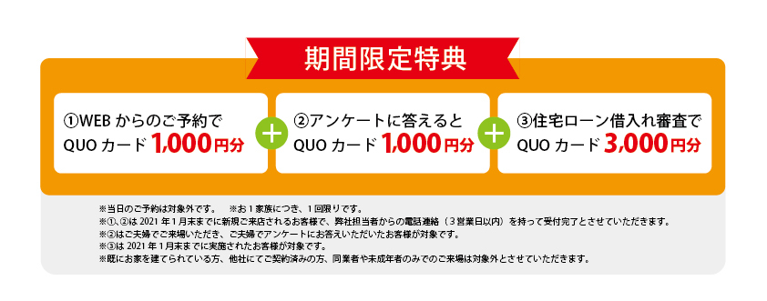 期間限定特典