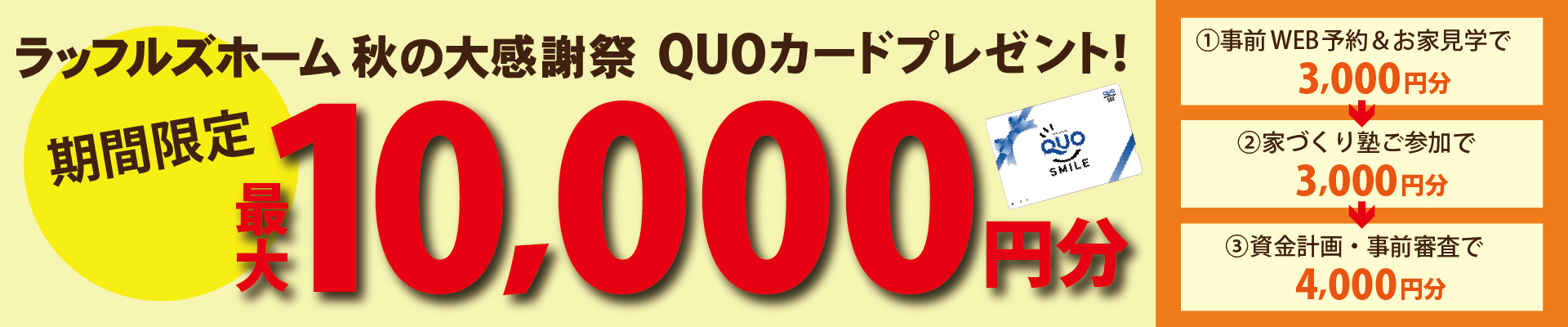 新規ご来場キャンペーン